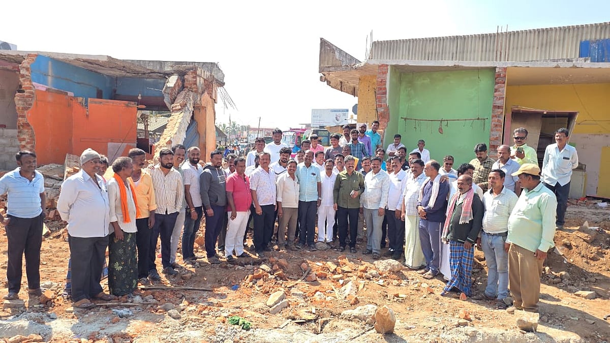 ಚುತುಷ್ಪಥ ರಸ್ತೆ ಕಾಮಗಾರಿ ಅವೈಜ್ಞಾನಿಕ, ಕಳಪೆ: ಎಂ.ಪಿ.ರೇಣುಕಾಚಾರ್ಯ