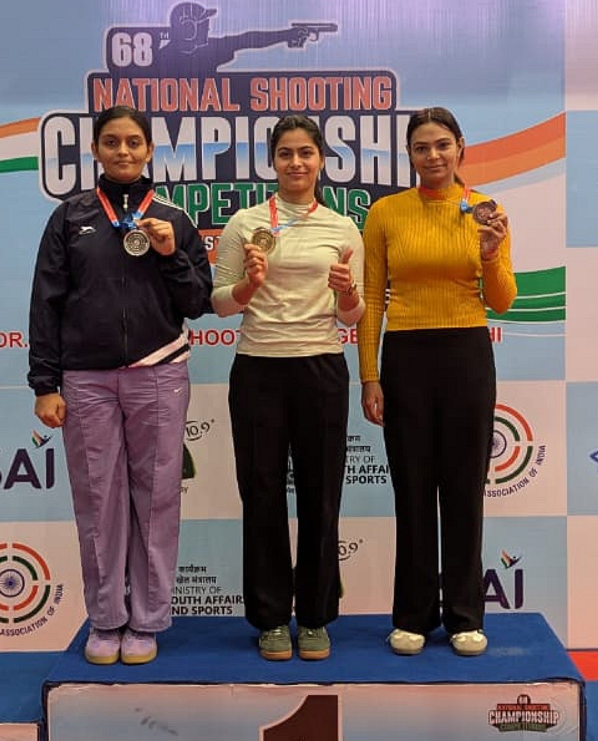 National Shooting Championships: ಚಿನ್ನಕ್ಕೆ ಗುರಿಯಿಟ್ಟ ಮನು, ಸಿಮ್ರನ್‌