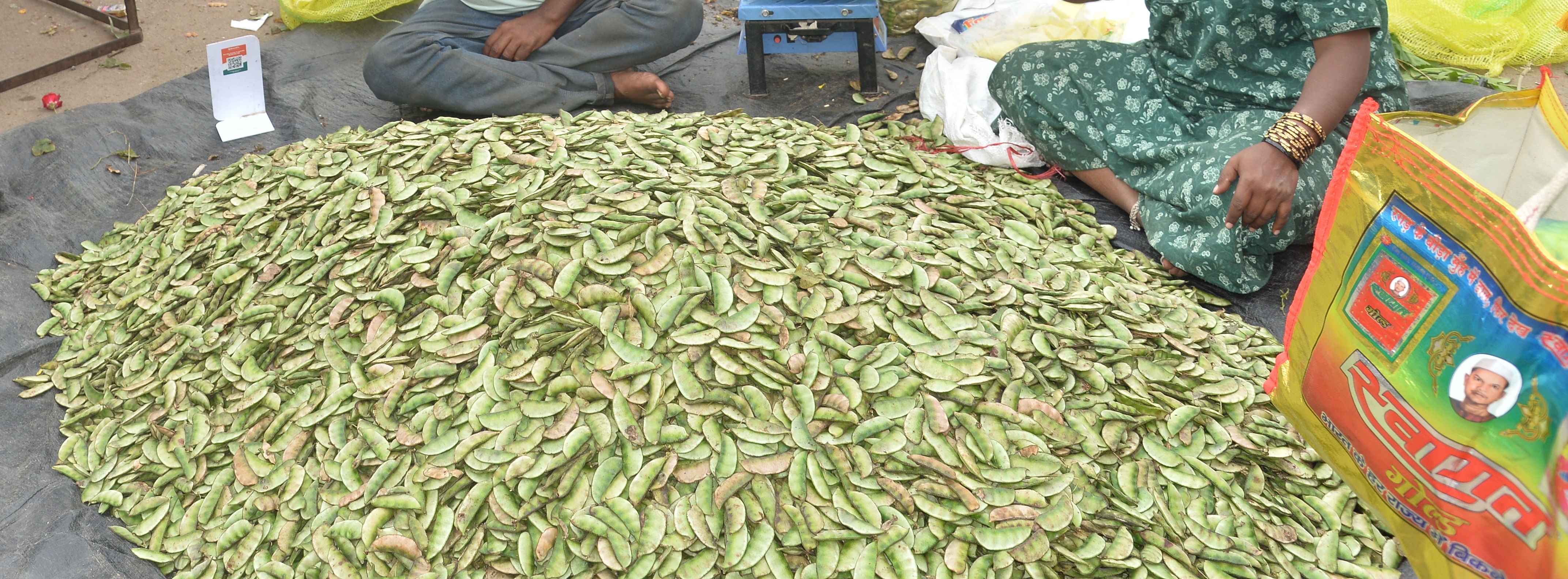 ಕೋಲಾರದ ಹಳೆ ಮಾರುಕಟ್ಟೆಯಲ್ಲಿ ಅವರೆಕಾಯಿ ಮಾರಾಟ