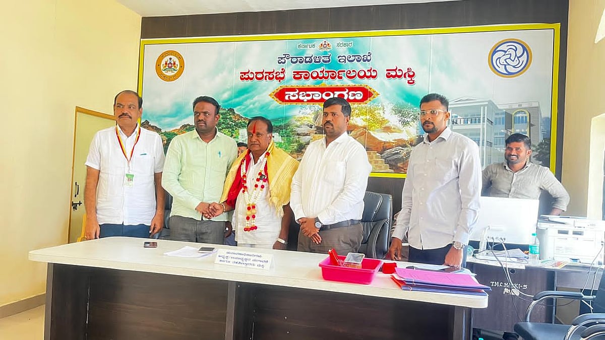 ಮಸ್ಕಿ ಪುರಸಭೆಗೆ ಸುರೇಶ ನೂತನ ಅಧ್ಯಕ್ಷ