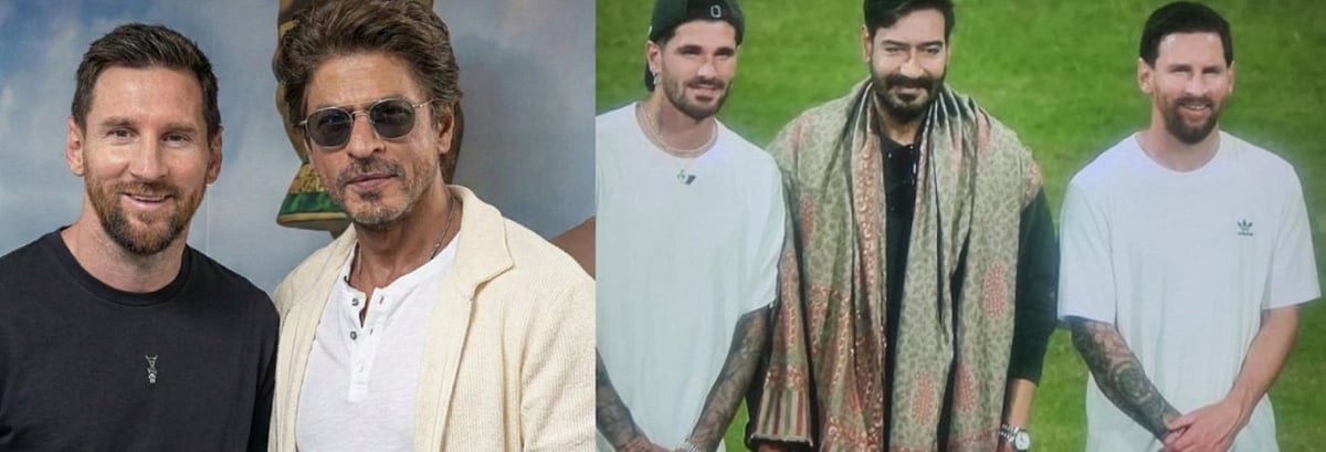 ಭಾರತದಲ್ಲಿ ಲಯೊನೆಲ್ ಮೆಸ್ಸಿ ಮೇನಿಯ: ಶಾರುಖ್ ಸೇರಿ ಅನೇಕ ಬಾಲಿವುಡ್ ತಾರೆಯರ ಭೇಟಿ‌