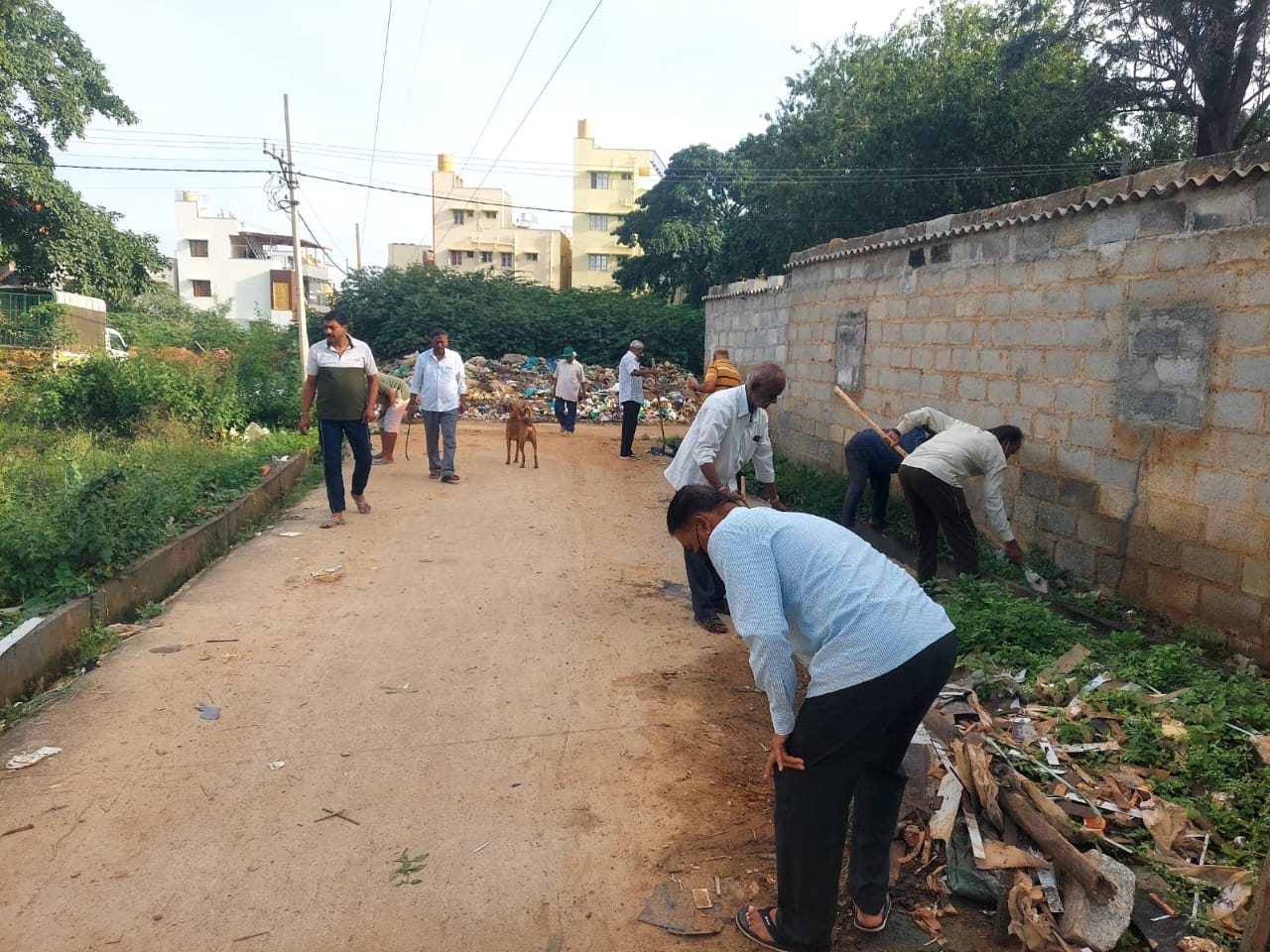 ಪ್ರತಿ ಭಾನುವಾರವನ್ನು ಸ್ವಚ್ಚತೆಗಾಗಿ ಮಿಸಲಿಟ್ಟ ಕಾವೇರಿ ನಗರದ ನಿವಾಸಿಗಳು