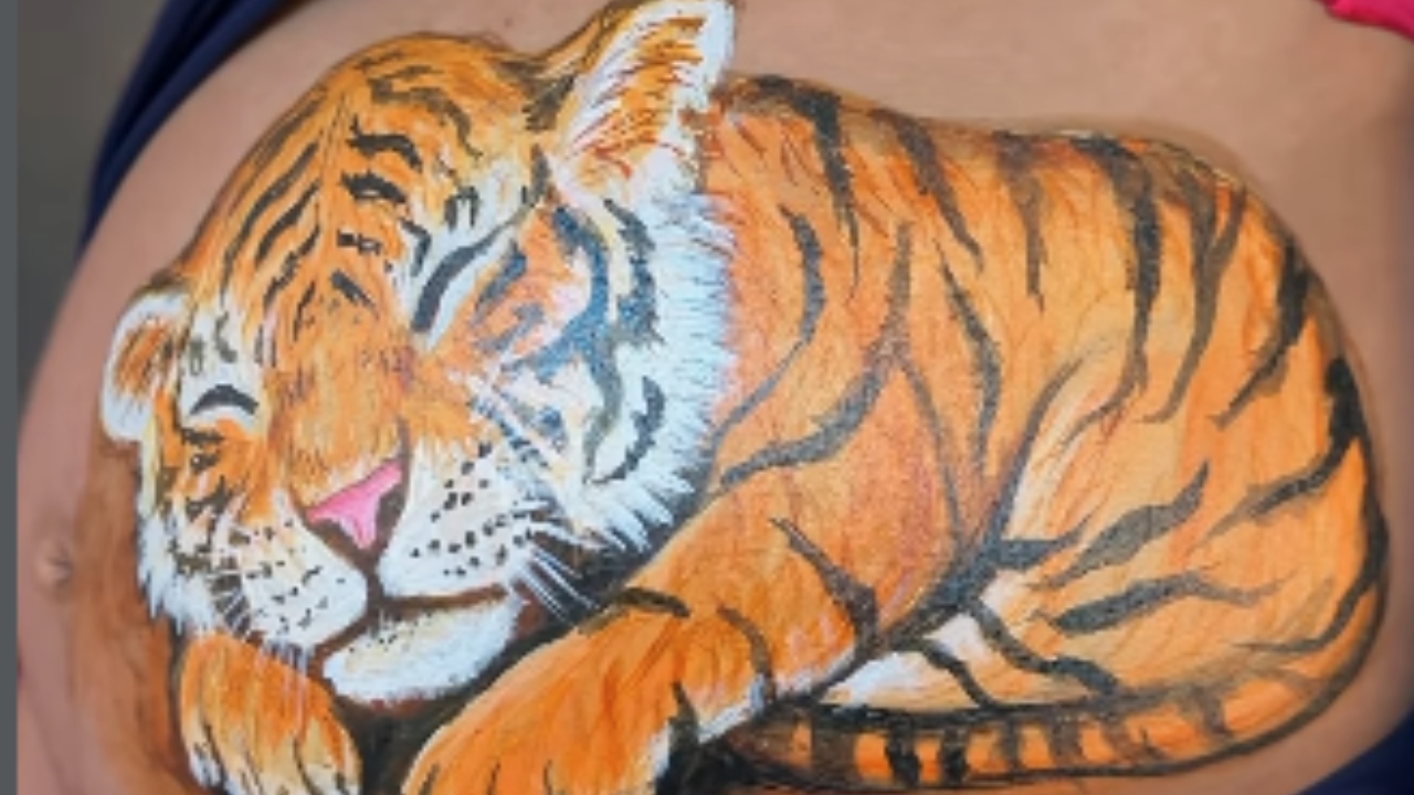 ಸುಷ್ಮಾ ರಾಜ್ ಹೊಟ್ಟೆಯ ಮೇಲೆ ಹಾಕಿಸಿಕೊಂಡ ಹುಲಿ ಟ್ಯಾಟೂ