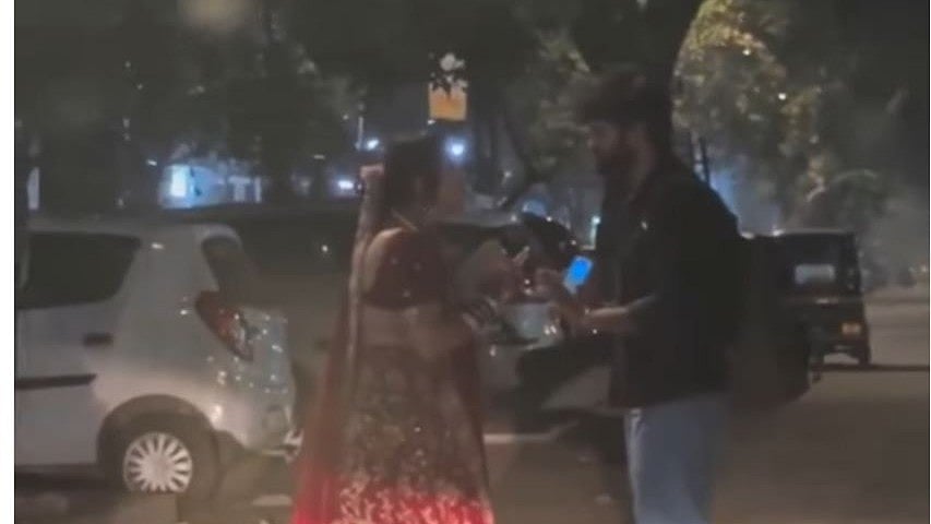 ಮದುವೆಗೆ 2 ಗಂಟೆ ಮುನ್ನ ಮಾಜಿ ಗೆಳೆಯನ ಭೇಟಿಯಾದ ವಧು: ವಿಡಿಯೊದ ಅಸಲಿಯತ್ತೇ ಬೇರೆ