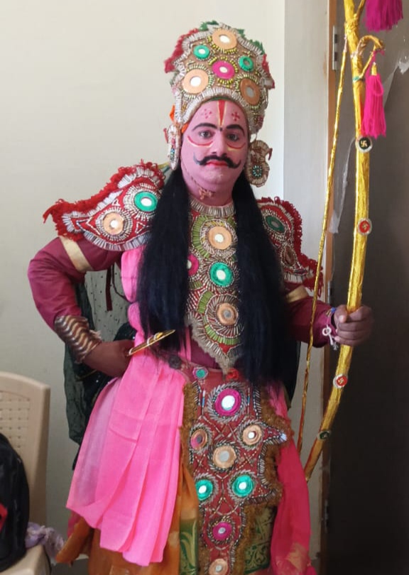  ಬಯಲಾಟದ ವೇಷಧಾರಿ ಪ್ರಜ್ವಲ್