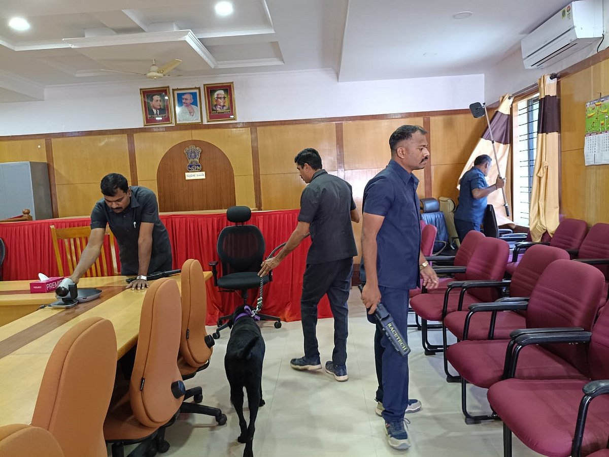 ದಾವಣಗೆರೆ: ಜಿಲ್ಲಾಧಿಕಾರಿ ಕಚೇರಿಗೆ ಹುಸಿ ಬಾಂಬ್‌ ಬೆದರಿಕೆ