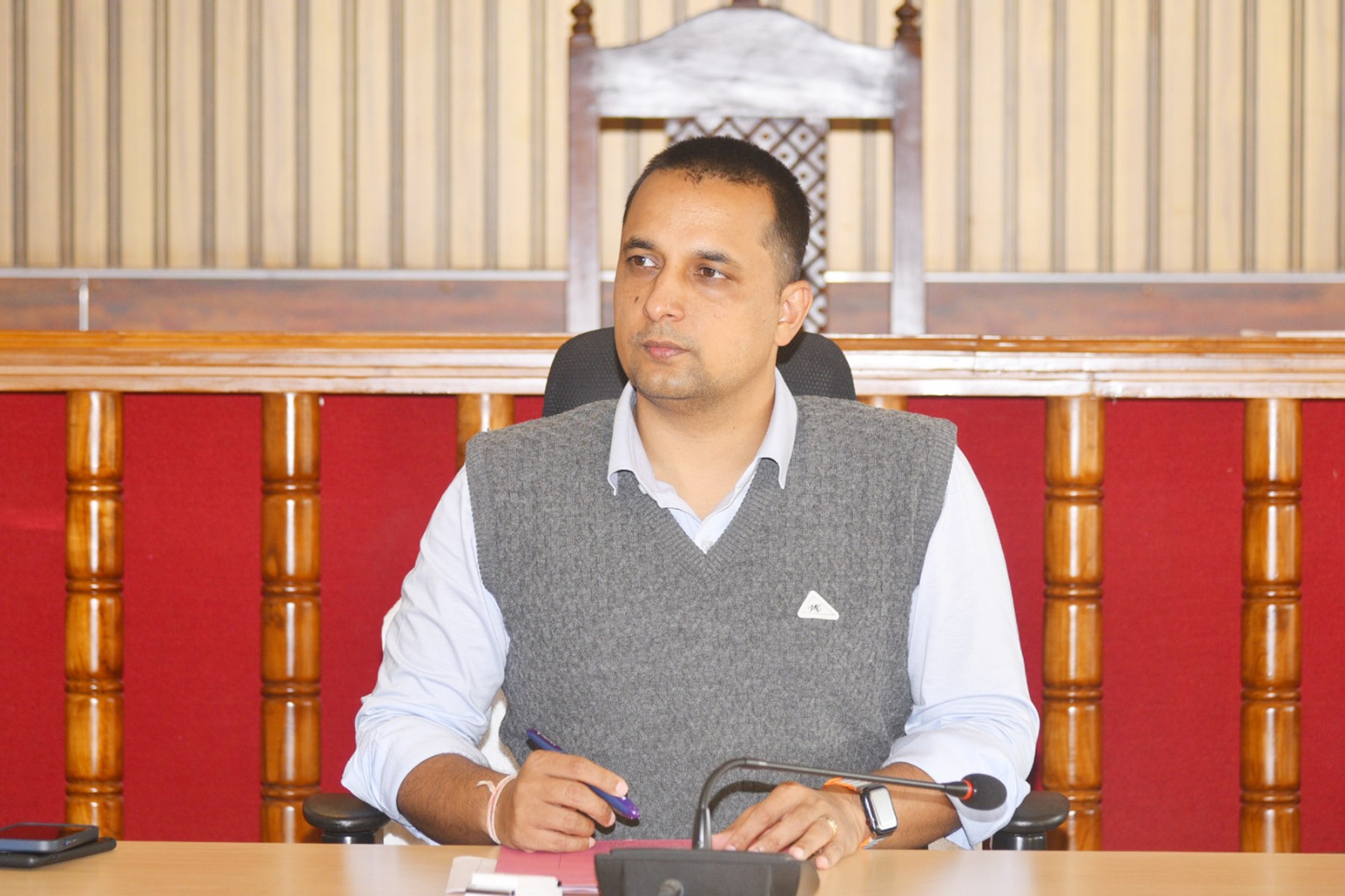 ಸಭೆಯಲ್ಲಿ ಜಿಲ್ಲಾಧಿಕಾರಿ ವೆಂಕಟ್ ರಾಜಾ ಸೂಚನೆಗಳನ್ನು ನೀಡಿದರು