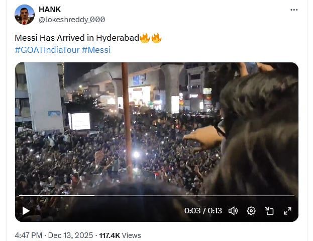 Fact Check | ಮೆಸ್ಸಿ ನೋಡಲು ನೆರೆದಿದ್ದ ಜನಸ್ತೋಮದ ವಿಡಿಯೊ: ಇದು ಸುಳ್ಳು