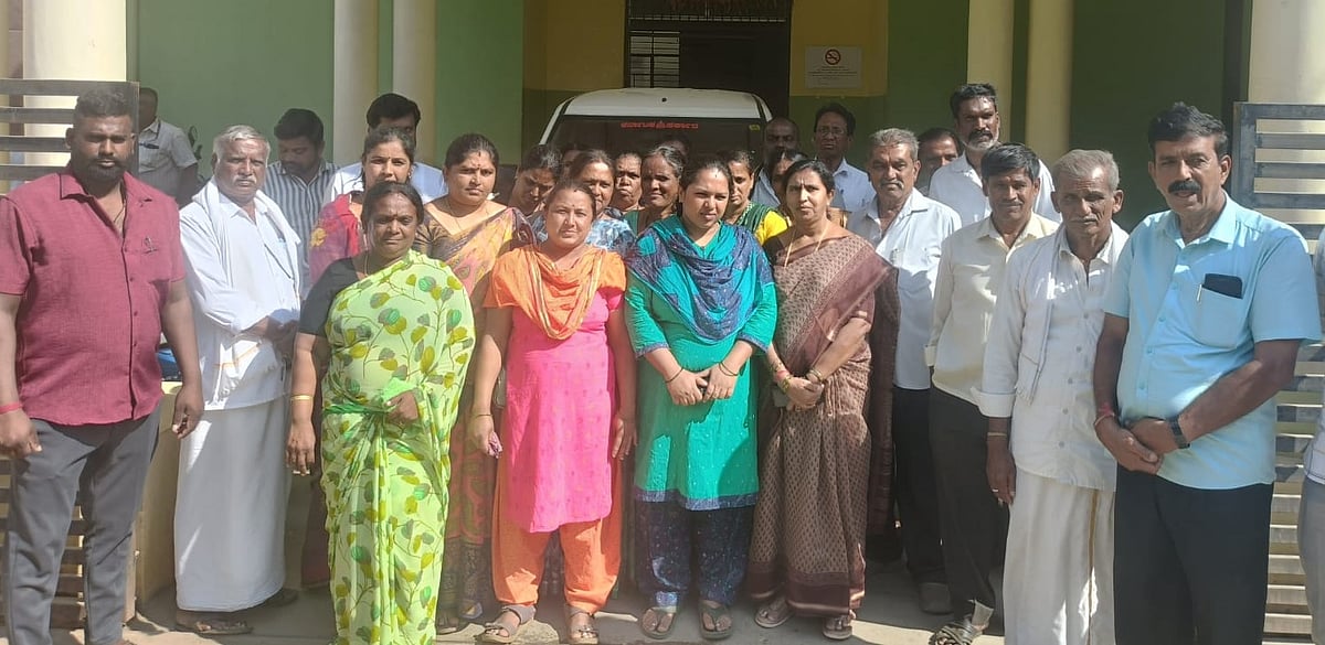 ಮದ್ಯದಂಗಡಿ ವಿರೋಧಿಸಿ ದುದ್ದ ಗ್ರಾಮಸ್ಥರ ಪ್ರತಿಭಟನೆ