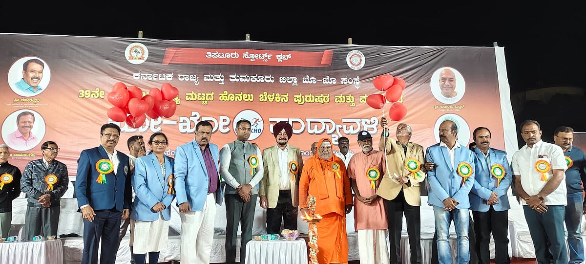 ತುಮಕೂರು: ಹೊನಲು ಬೆಳಕಿನ ಕೊಕ್ಕೊ ಪಂದ್ಯಾವಳಿ