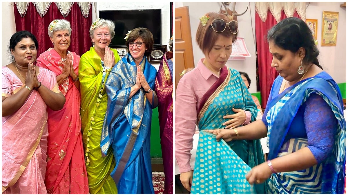 ವಿದೇಶಿ ಪ್ರವಾಸಿಗರಿಗೆ ಅಕ್ಕರೆಯ ಆತಿಥ್ಯ ನೀಡುವ ಮೈಸೂರಿನ ಶಶಿಕಲಾ ಅಶೋಕ್‌