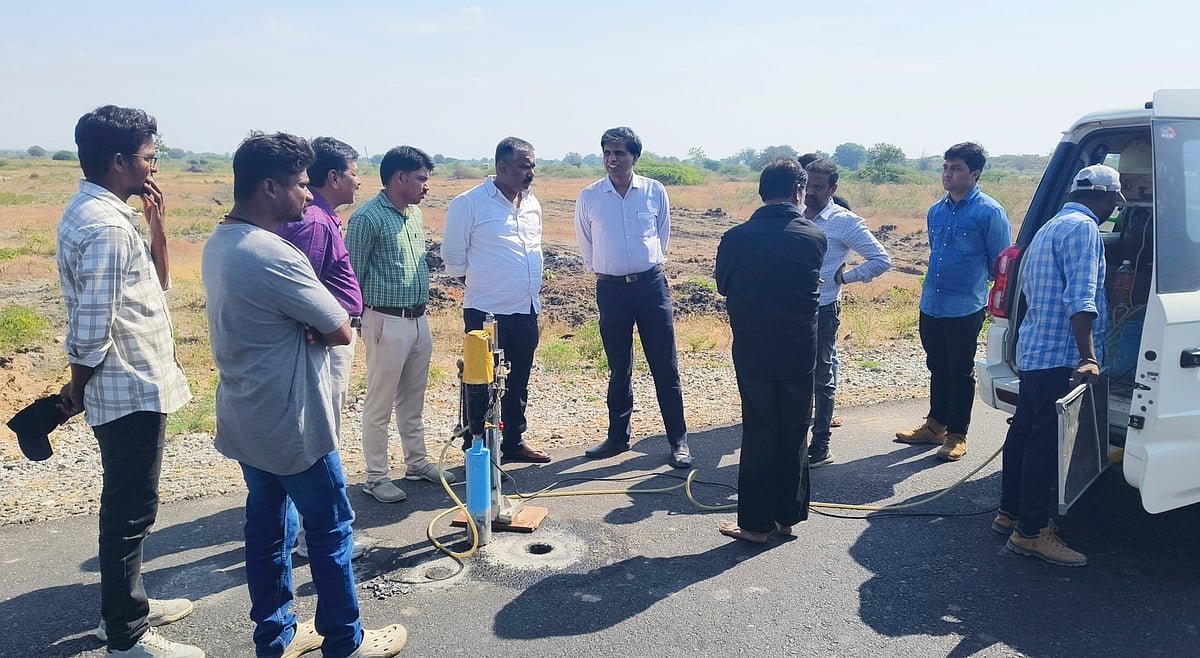 ತೆಕ್ಕಲಕೋಟೆ | ಹೆದ್ದಾರಿ ಕಾಮಗಾರಿ: ಏಪ್ರಿಲ್‌ ಅಂತ್ಯಕ್ಕೆ ಮುಕ್ತಾಯ-ವೆಂಕಟೇಶ