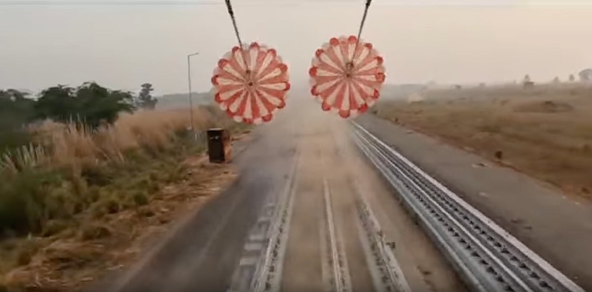 ಗಗನಯಾನ ಯೋಜನೆ: ಇಸ್ರೊದಿಂದ  ಡ್ರೋಗ್ ಪ್ಯಾರಚೂಟ್ ಅರ್ಹತಾ ಯಶಸ್ವಿ ಪರೀಕ್ಷೆ 
