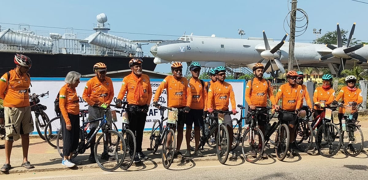 ಉತ್ತರ ಕನ್ನಡ ಜಿಲ್ಲೆಗೆ ಬಂದ ಸ್ವದೇಶಿ ಜಾಗೃತಿಯ ಸೈಕ್ಲಿಸ್ಟ್ ತಂಡ 