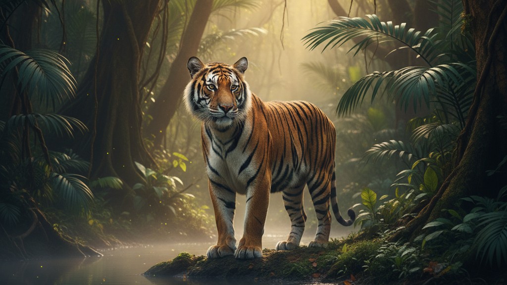 ಹುಲಿಯ Gemini AI ಚಿತ್ರ