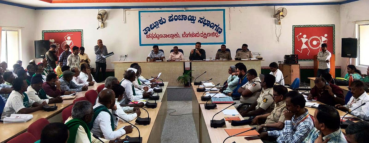 ಚನ್ನಪಟ್ಟಣ | ಗ್ರಾ.ಪಂ ವ್ಯಾಪ್ತಿಯಲ್ಲಿ ರೈತರ ಕುಂದುಕೊರತೆ ಸಭೆ: ತಹಶೀಲ್ದಾರ್