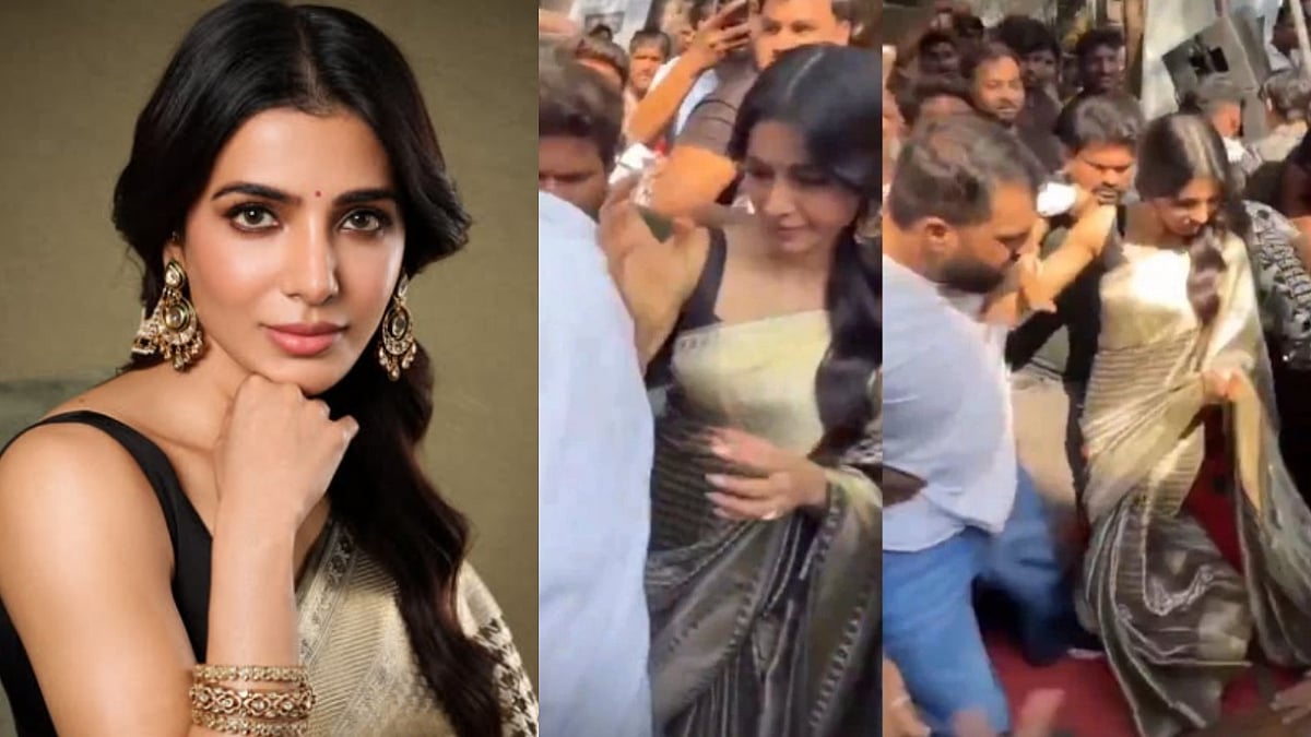 ನಿಧಿ ಅಗರವಾಲ್ ಬೆನ್ನಲ್ಲೇ ನಟಿ ಸಮಂತಾ ಮೈ ಮೇಲೆ ಮುಗಿಬಿದ್ದ ಅಭಿಮಾನಿಗಳು: ವಿಡಿಯೊ