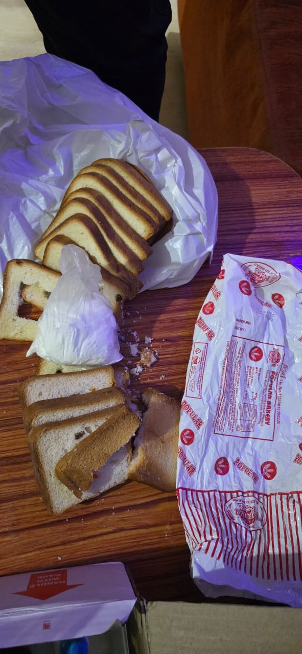 ಬ್ರೆಡ್‌ನಲ್ಲಿ ಕೊಕೇನ್ ಸಾಗಾಣೆ