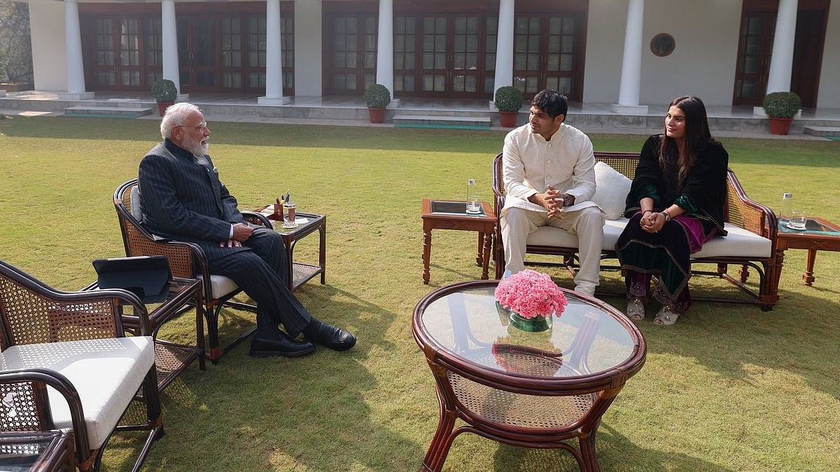 ನೀರಜ್ ಚೋಪ್ರಾ ಭೇಟಿಯಾದ ಮೋದಿ; ಕ್ರೀಡಾ ವಿಚಾರಗಳ ಕುರಿತು ಚರ್ಚೆ ಎಂದ ಪಿಎಂ