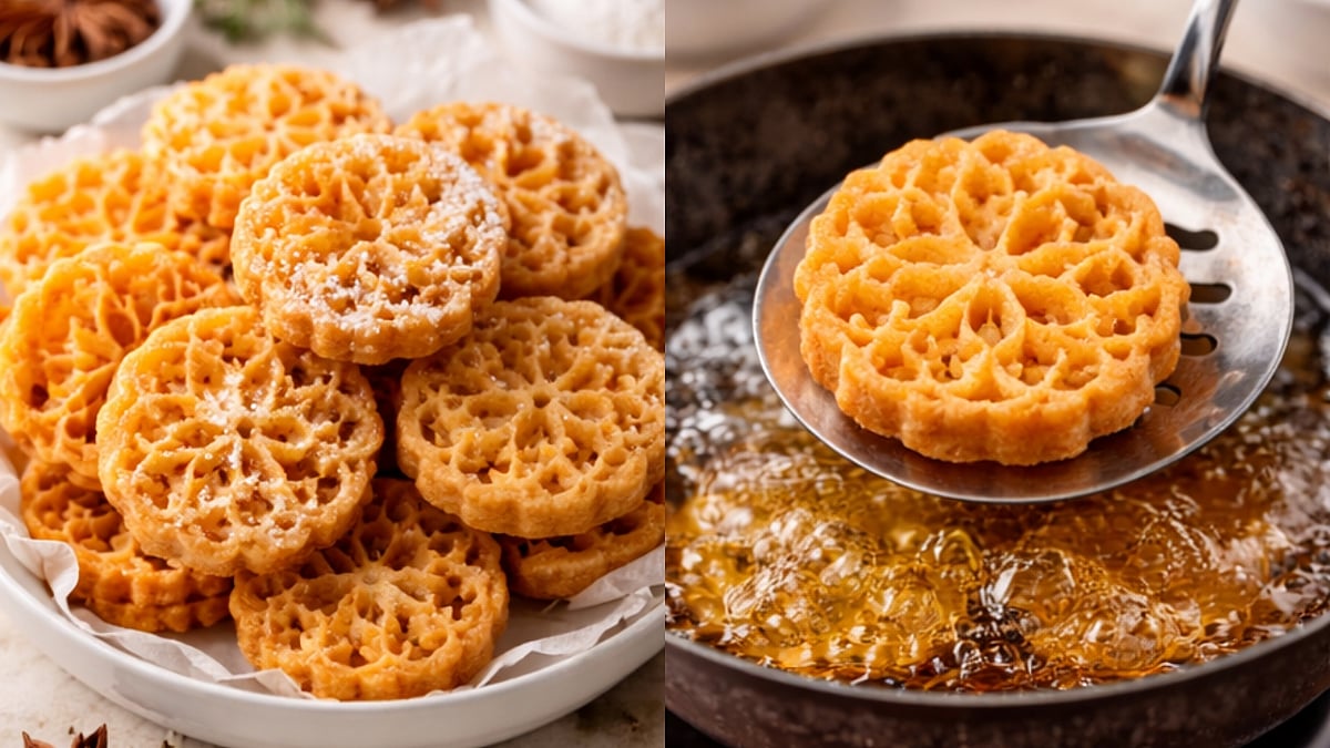 ಕ್ರಿಸ್‌ಮಸ್ ವಿಶೇಷ ತಿಂಡಿ: ಮನೆಯಲ್ಲಿ ಸುಲಭವಾಗಿ ತಯಾರಿಸಿ ರೋಸ್‌ ಕುಕ್ಕೀಸ್