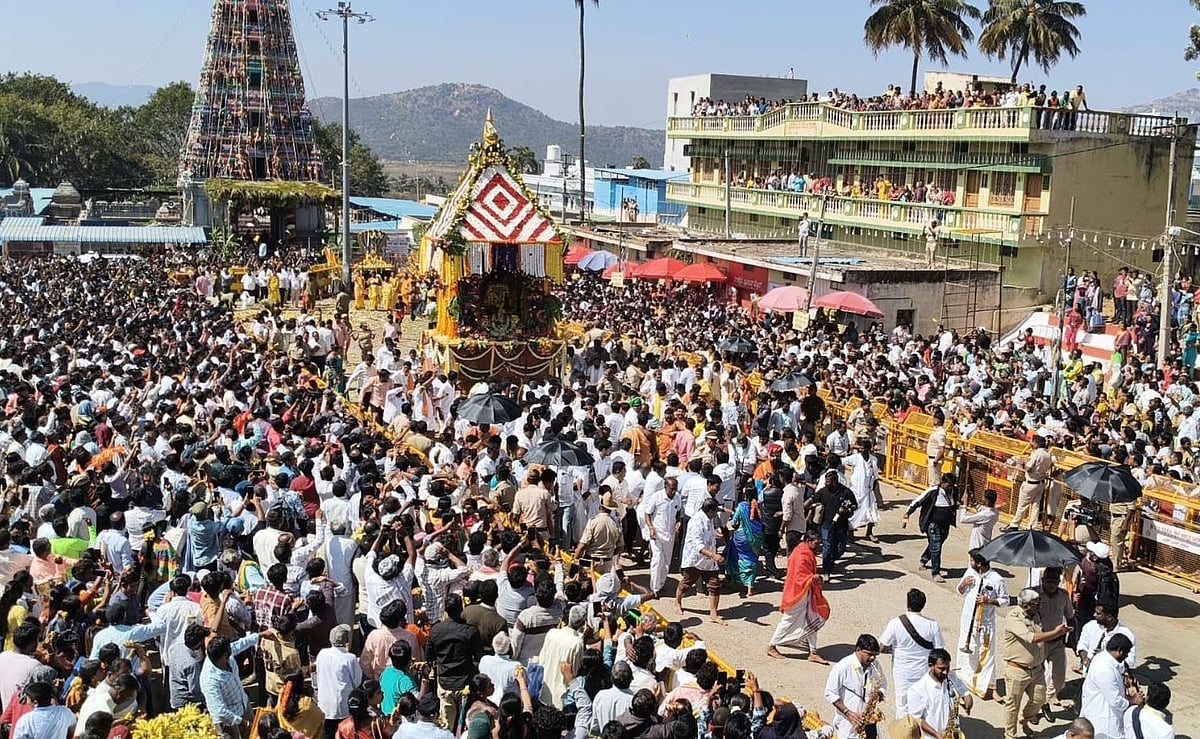 ದೊಡ್ಡಬಳ್ಳಾಪುರ: ಘಾಟಿ ಸುಬ್ರಹ್ಮಣ್ಯ ರಥೋತ್ಸವ ವೈಭವ