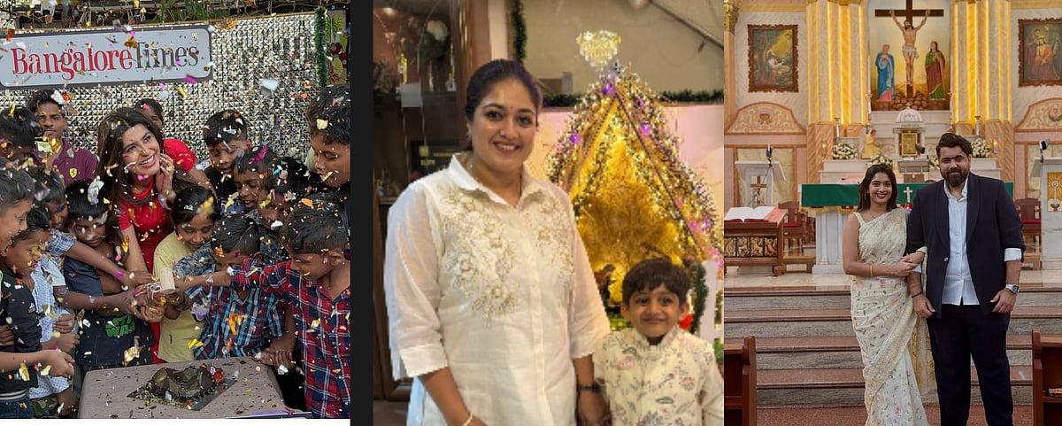 ಸಿನಿ ತಾರೆಯರ ಕ್ರಿಸ್‌ಮಸ್ ಸಂಭ್ರಮ: ಇಲ್ಲಿವೆ ಫೋಟೊಗಳು