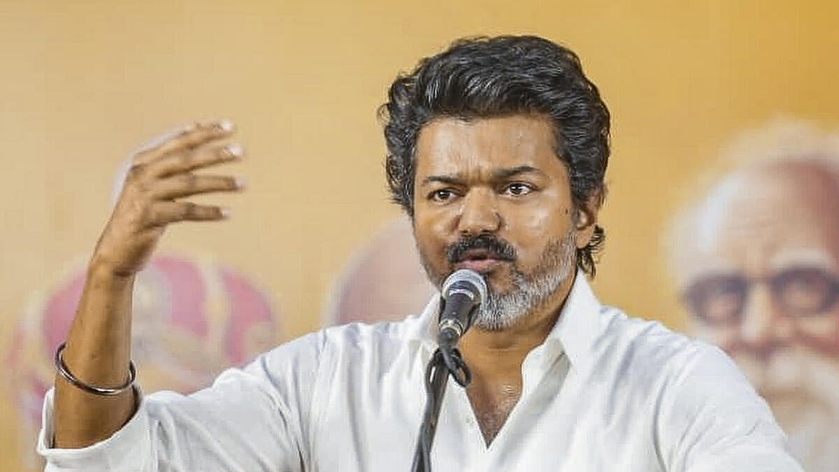 ತಮಿಳುನಾಡಿನಲ್ಲಿ ಕಮಲ ಅರಳಲು ಅವಕಾಶ ನೀಡಿದ್ದೇ ಡಿಎಂಕೆ: ಟಿವಿಕೆ ನಾಯಕ ವಿಜಯ್ ಕಿಡಿ