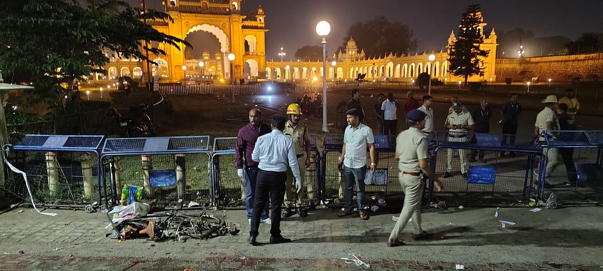 ಮೈಸೂರಿನ ಅಂಬಾವಿಲಾಸ ಅರಮನೆ ಬಳಿ ಸಿಲಿಂಡರ್‌ ಸ್ಫೋಟ: ಒಬ್ಬ ಸಾವು