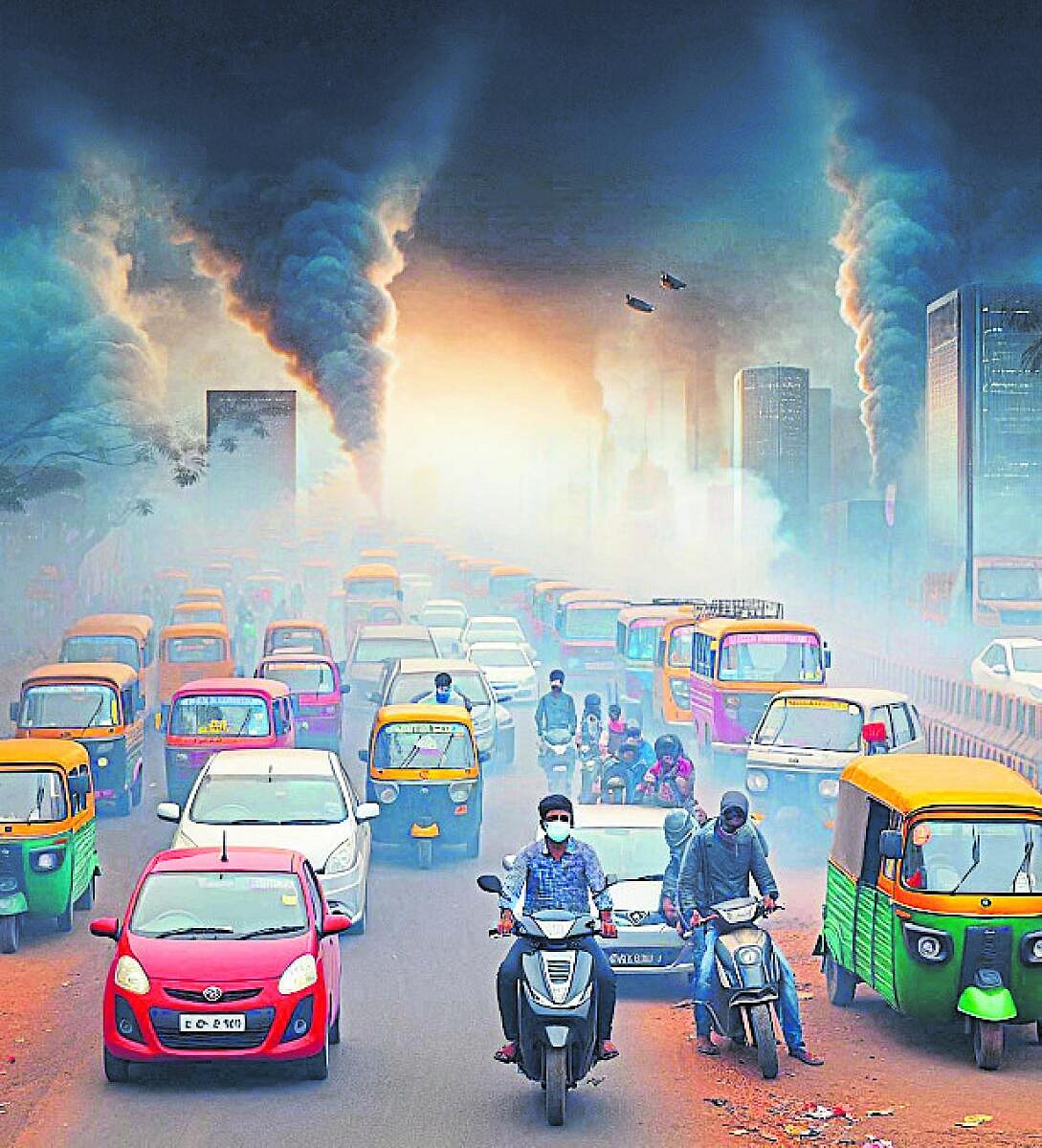 2025ರಲ್ಲಿ ಎರಡು ದಿನ ಮಾತ್ರ ಉತ್ತಮ ಗಾಳಿ: ಬೆಂಗಳೂರಿನಲ್ಲಿ ಗಾಳಿ ಗುಣಮಟ್ಟ ಕುಸಿತ