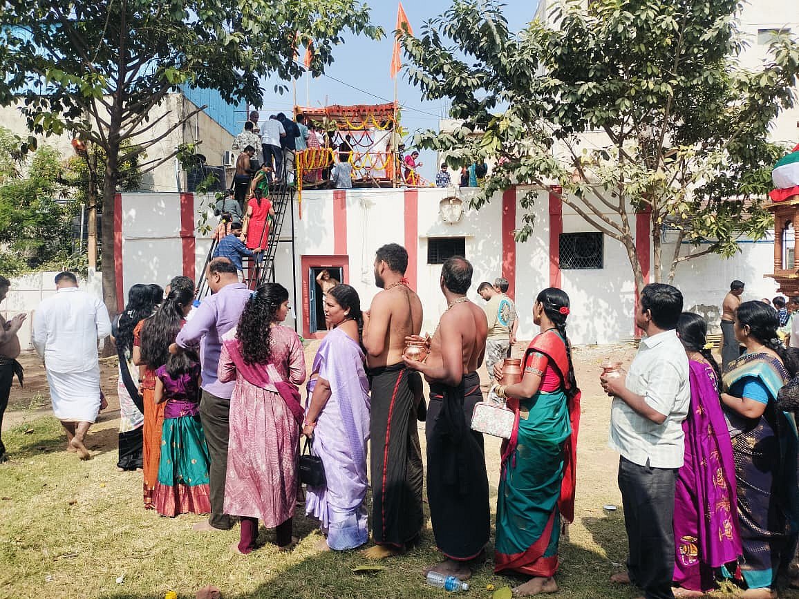 ಅಯ್ಯಪ್ಪ ಗುಡಿಗೆ ಕುಂಭಾಭಿಷೇಕ ಸಂಪನ್ನ