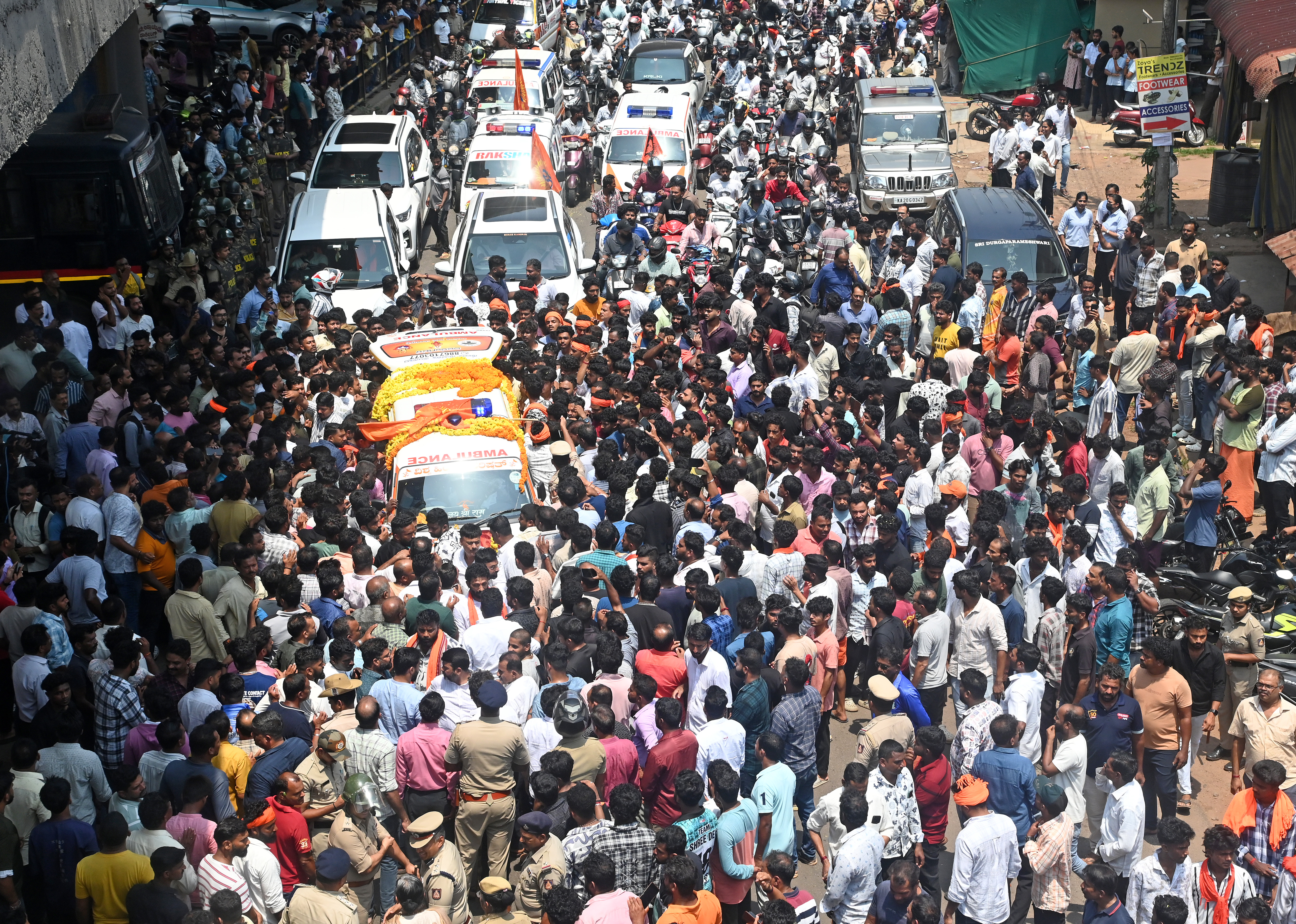 ಹತ್ಯೆಗೊಂಡ ಸುಹಾಸ್ ಶೆಟ್ಟಿ ಅಂತಿಮ ಯಾತ್ರೆ 