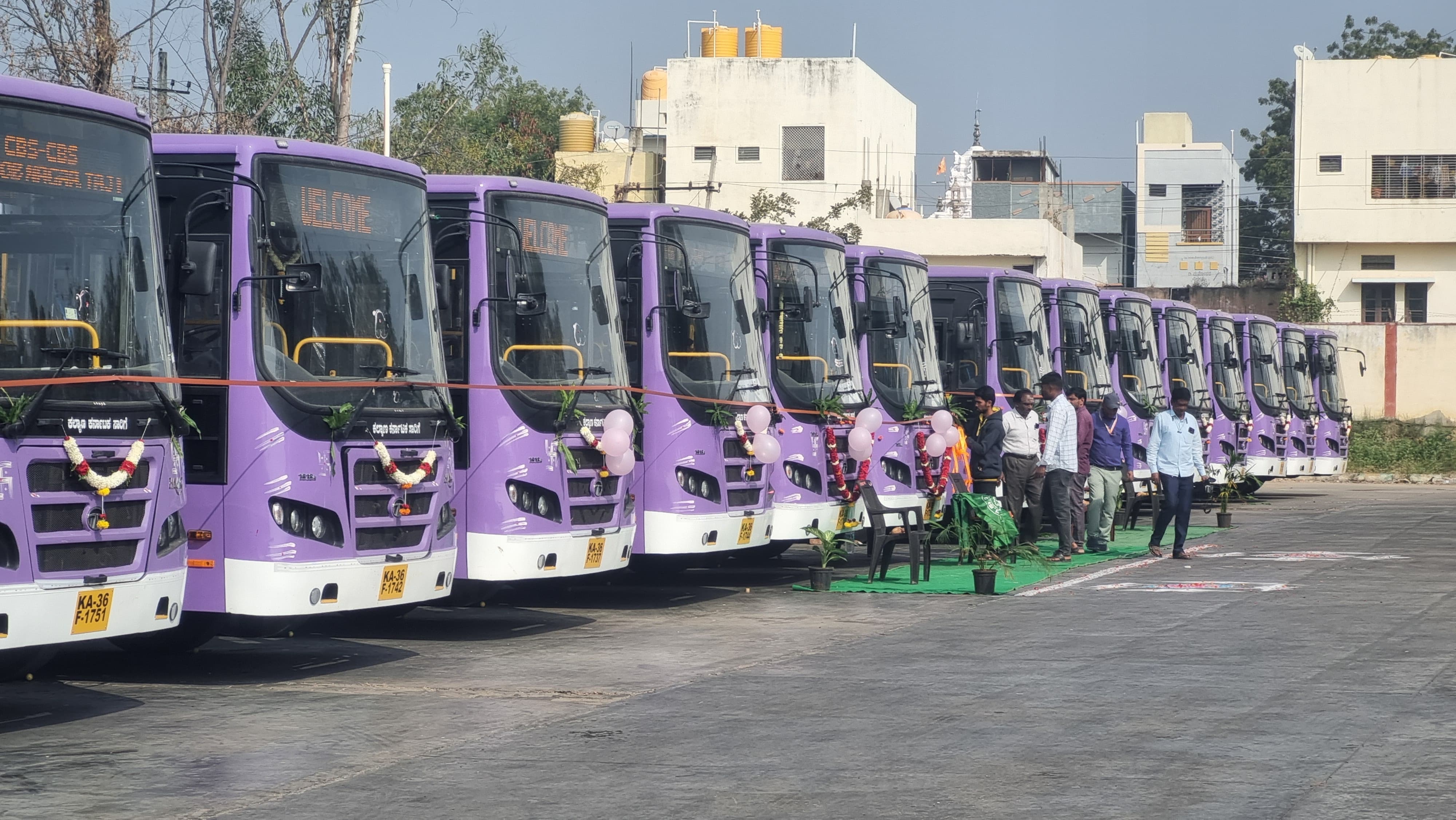 ರಾಯಚೂರಿಗೆ ಡಿಸೆಂಬರ್ 26ರಂದು ಬಂದಿರುವ ಹೊಸ ಬಸ್‌ಗಳು