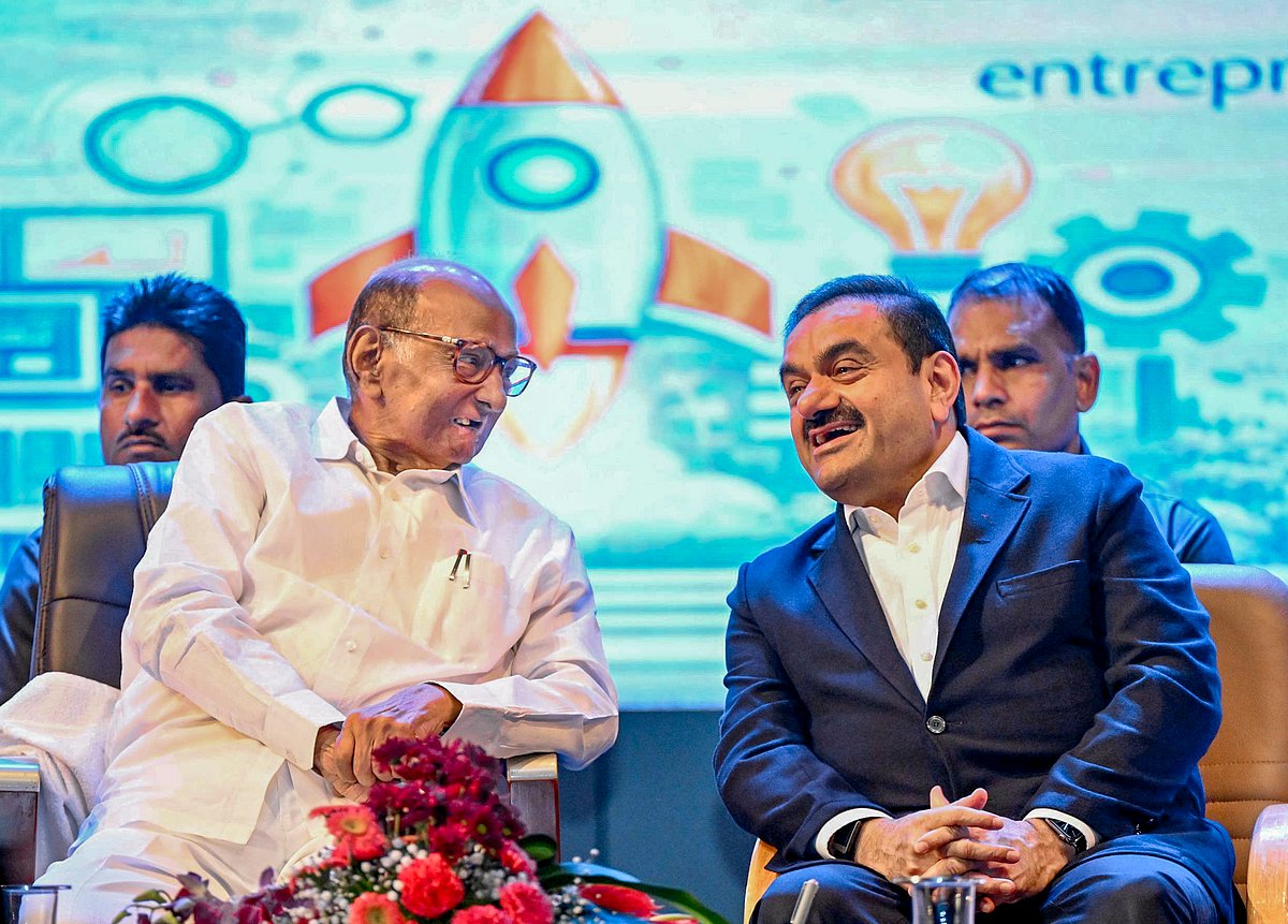 ಗೌತಮ್ ಅದಾನಿ ಬೆಳವಣಿಗೆ ಎಲ್ಲರಿಗೂ ಸ್ಫೂರ್ತಿ: ಶರದ್‌ ಪವಾರ್‌ ಬಣ್ಣನೆ