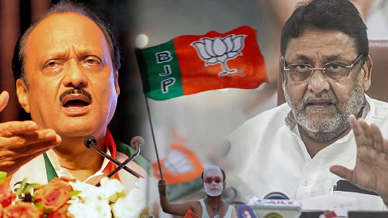 ಬಿಜೆಪಿ ವಿರೋಧಕ್ಕೆ ಬಗ್ಗದೆ ಮಲಿಕ್ ಕುಟುಂಬದ ಮೂವರಿಗೆ ಟಿಕೆಟ್ ನೀಡಿದ ಪವಾರ್