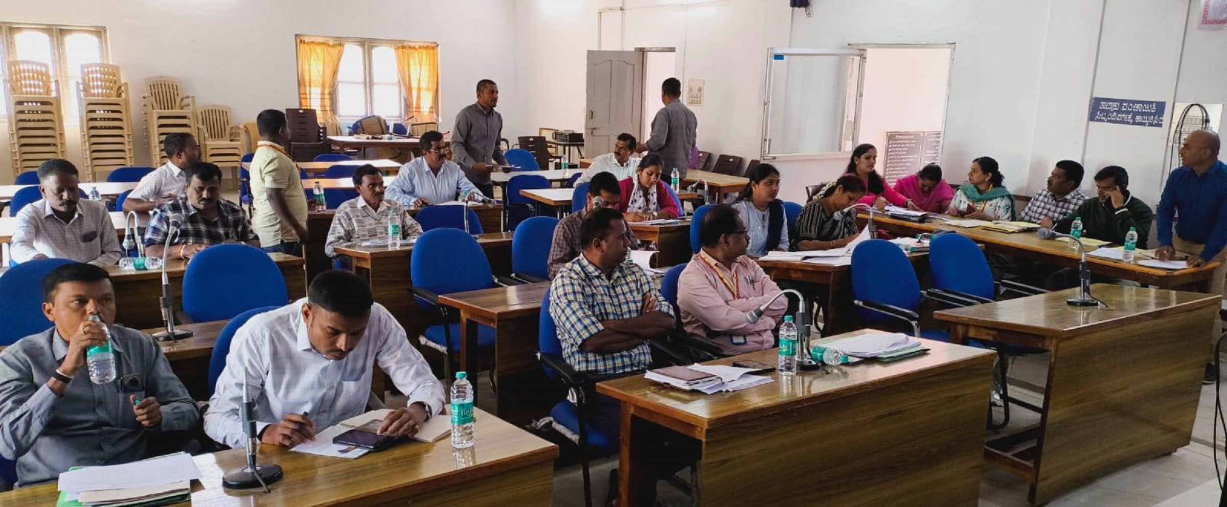 ಅರಕಲಗೂಡಿನಲ್ಲಿ ಮಂಗಳವಾರ ನಡೆದ ತಾಪಂ ಸಾಮಾನ್ಯ ಸಭೆಯಲ್ಲಿ ವಿವಿಧ ಇಲಾಖೆ ಅಧಿಕಾರಿಗಳು ಪಾಲ್ಗೊಂಡಿದ್ದರು.