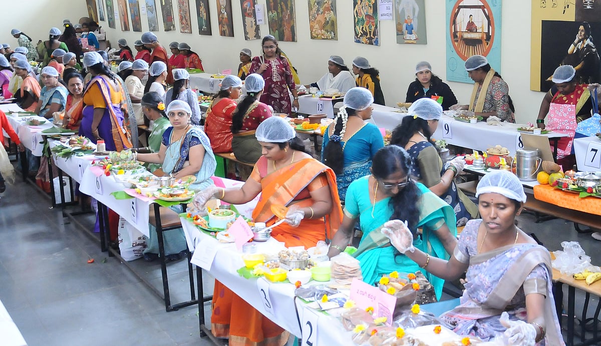 ತುಮಕೂರು: ಜಿಲ್ಲಾ ಮಟ್ಟದ ಸಿರಿಧಾನ್ಯ ಖಾದ್ಯ ಪಾಕ ಸ್ಪರ್ಧೆ