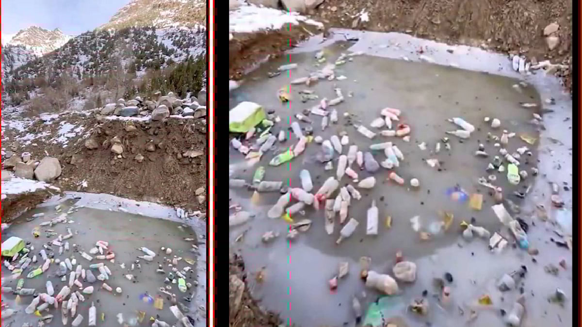 ಹಿಮಾಚಲ ಪ್ರದೇಶ: 13 ಸಾವಿರ ಅಡಿ ಎತ್ತರ ಪರ್ವತದಲ್ಲಿ ಕಸದ ರಾಶಿ
