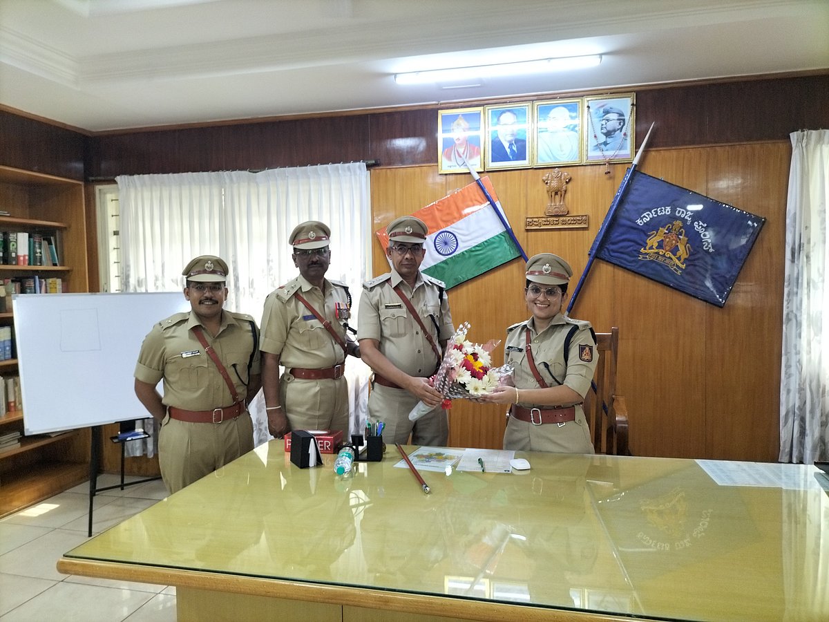 
ಹಾಸನ: ನೂತನ ಎಸ್ಪಿ ಶುಭನ್ವಿತಾ ಅಧಿಕಾರ ಸ್ವೀಕಾರ