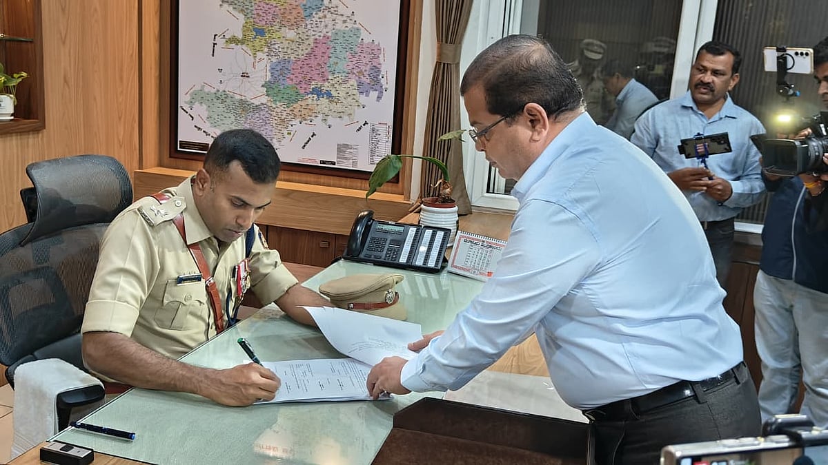 ಬೆಳಗಾವಿ: ಜಿಲ್ಲಾ ಪೊಲೀಸ್ ವರಿಷ್ಠಾಧಿಕಾರಿಯಾಗಿ ಕೆ.ರಾಮರಾಜನ್ ಅಧಿಕಾರ ಸ್ವೀಕಾರ