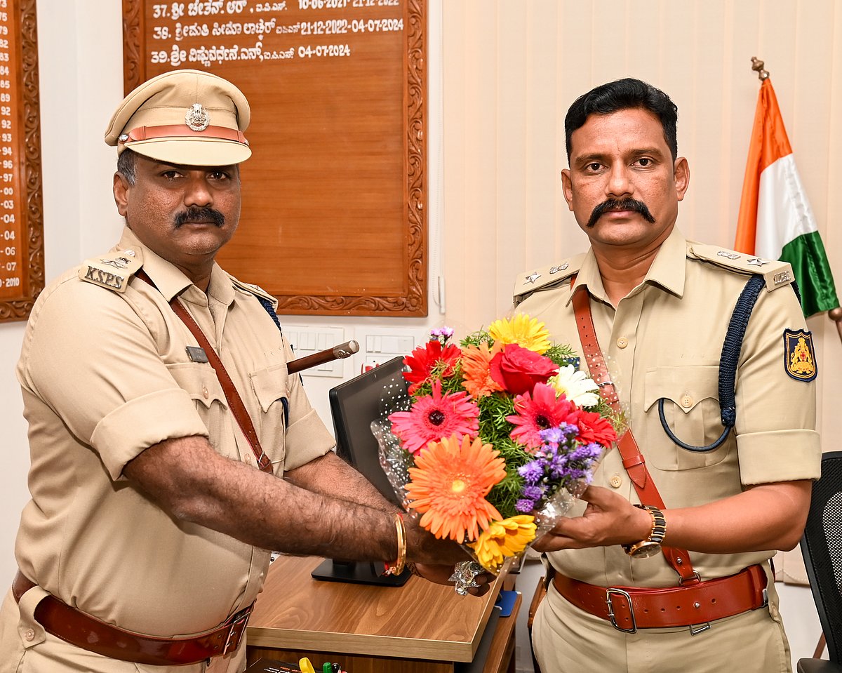 ಮೈಸೂರು ಜಿಲ್ಲೆಯಎಸ್‌ಪಿಯಾಗಿ ಮಲ್ಲಿಕಾರ್ಜುನ ಬಾಲದಂಡಿ ಅಧಿಕಾರ ಸ್ವೀಕಾರ