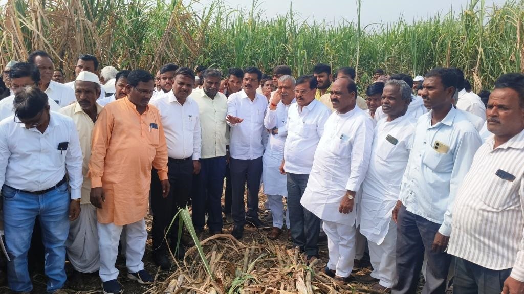 ಇಂಡಿ ತಾಲ್ಲೂಕಿನ ಲಚ್ಯಾಣ- ಅಹಿರಸಂಗ ರಸ್ತೆಯ ಶ್ರೀಮಂತ ಇಂಡಿ ಅವರ ಹೊಲದಲ್ಲಿ  ನಡೆದ ಕಬ್ಬಿನ ಬೆಳೆ ಕ್ಷೇತ್ರೋತ್ಸವ ಹಾಗೂ ವಿಚಾರ ಸಂಕೀರಣ ಕಾರ್ಯಕ್ರಮವನ್ನು ಶಾಸಕ ಯಶವಂತರಾಯಗೌಡ ಪಾಟೀಲ ಮತ್ತು ಶಾಸಕ ವಿಠ್ಠಲ ಕಟಕದೊಂಡ ಉದ್ಘಾಟಿಸಿದರು. 