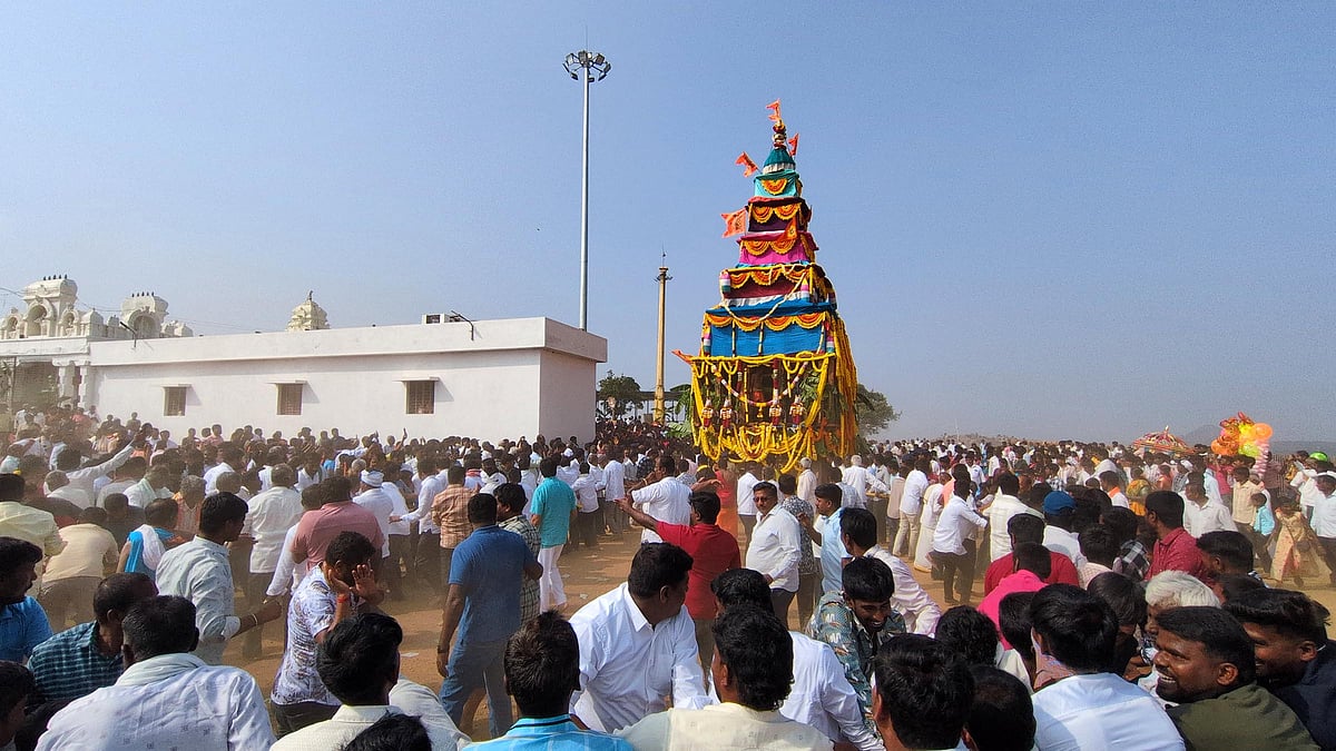 ಶಿಡ್ಲಘಟ್ಟ: ರಾಮಲಿಂಗೇಶ್ವರ ರಥೋತ್ಸವ ಸಂಭ್ರಮ