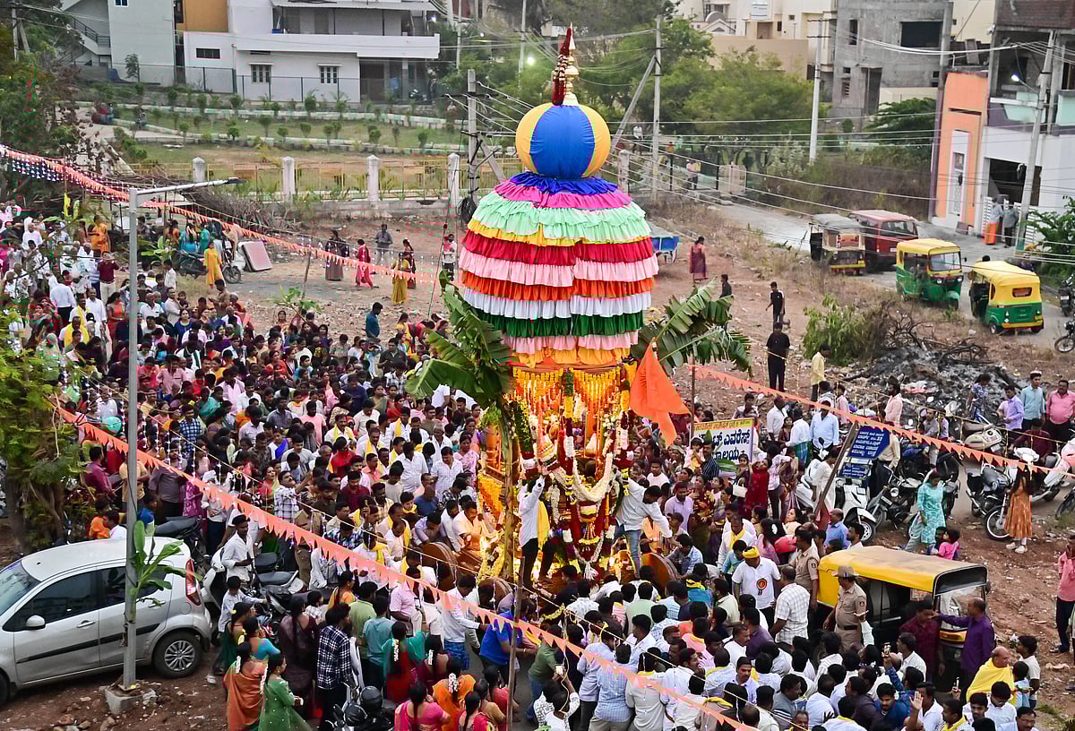 ದಾವಣಗೆರೆ: ಬನದ ಹುಣ್ಣಿಮೆಯ ಬೆಳಕಲ್ಲಿ ಬನಶಂಕರಿ ವೈಭವ