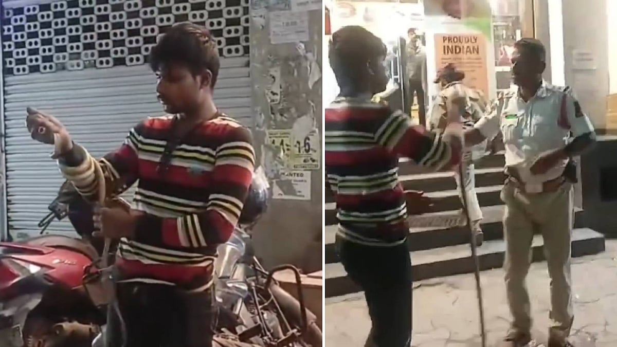 Video | ಪೊಲೀಸರಿಂದ ತಪ್ಪಿಸಿಕೊಳ್ಳಲು ಸತ್ತ ಹಾವು ಹಿಡಿದು ಬೆದರಿಸಿದ ಆಟೊ ಚಾಲಕ