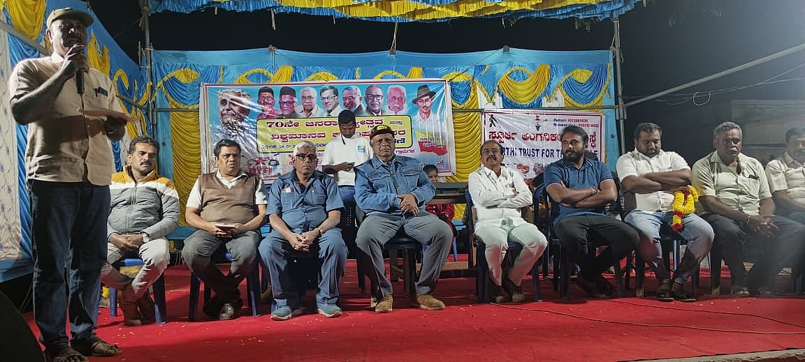 ನಂದಗುಡಿ | ರಾಜ್ಯೋತ್ಸವ ಪರಿಕಲ್ಪನೆ ಬದಲಾಗಬೇಕು: ಚಂದ್ರಶೇಖರ್ ನಂಗಲಿ