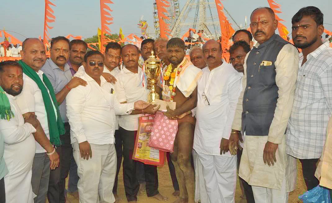 ಕುಸ್ತಿ  ಸ್ಪರ್ಧೆ: ವಿಜಯಪುರದ ರಾಮಚಂದ್ರ ಪ್ರಥಮ