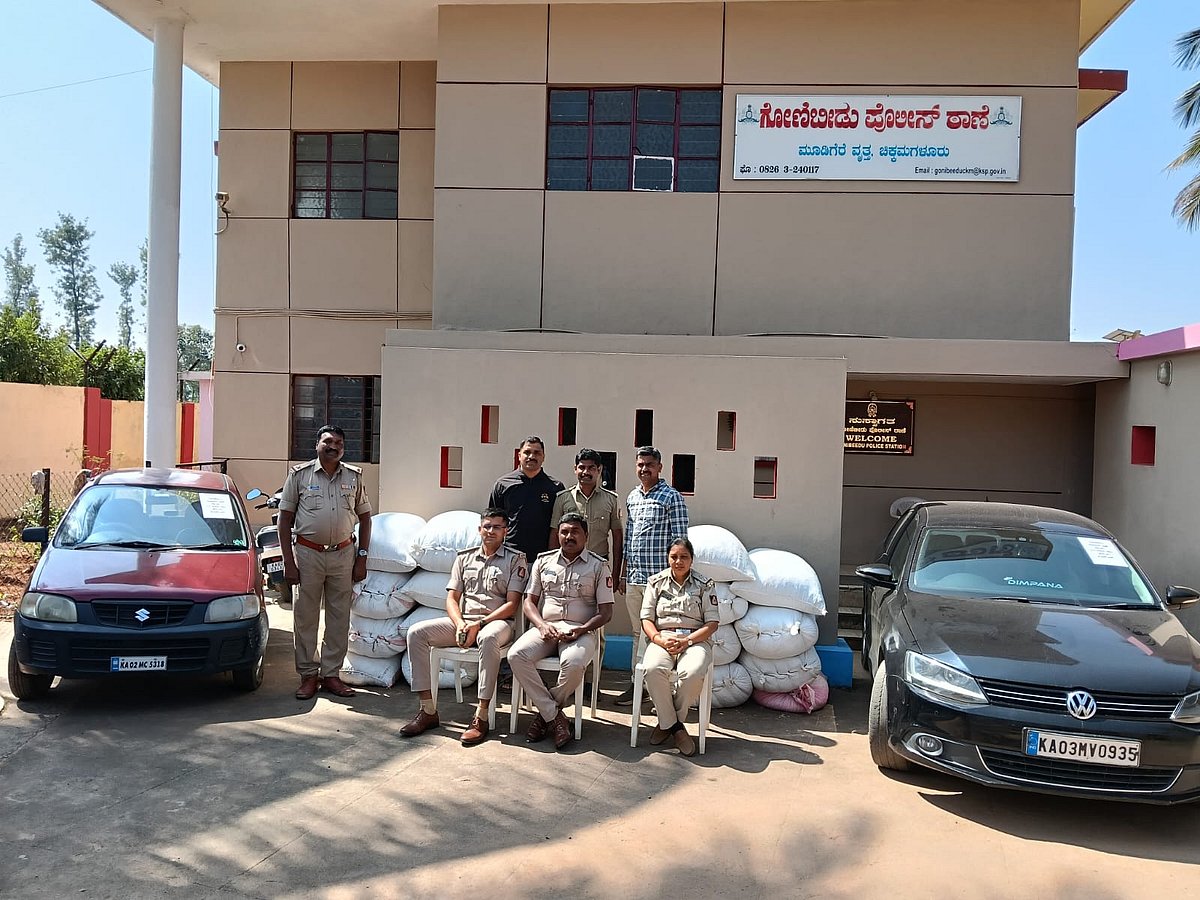 ಮೂಡಿಗೆರೆ| ಕಾಫಿ ಕಳವು: ಆರು ಆರೋಪಿಗಳ ಬಂಧನ