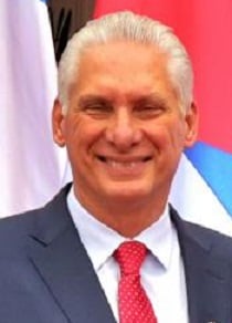 ಕ್ಯೂಬಾ ಅಧ್ಯಕ್ಷ  ಮಿಗೆಲ್‌ ಡಿಯಾಜ್‌ ಕನ್ಹೆಲ್‌