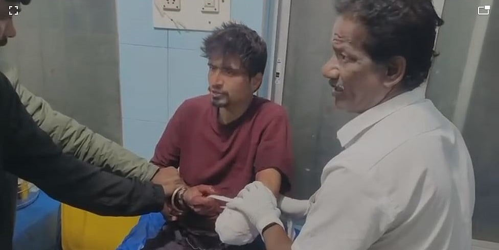 ಗಾಂಜಾ ಮತ್ತಿನಲ್ಲಿ ಹಳಿ ಮೇಲೆ ಮಲಗಿದ ಯುವಕ: ರೈಲು ಹರಿದು ತುಂಡಾದ ಕೈ