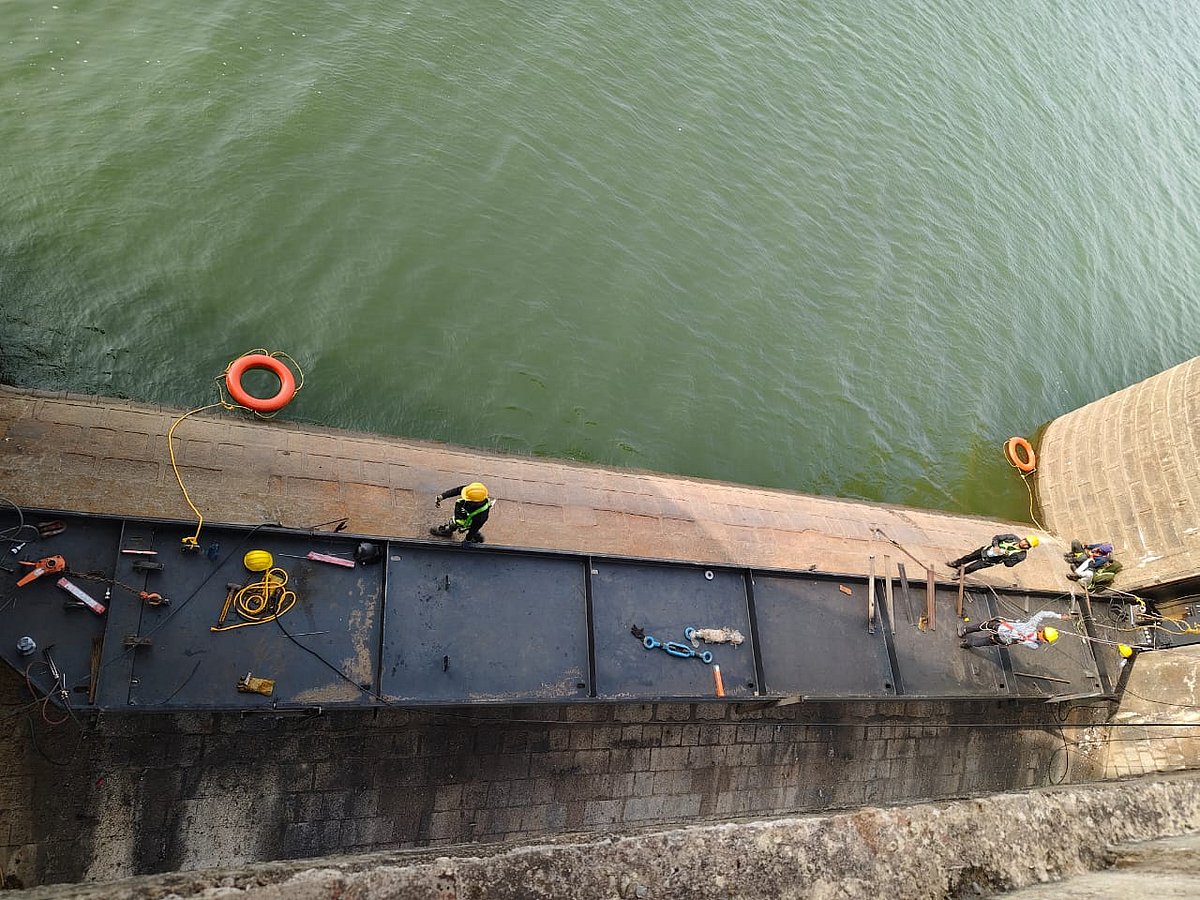 ತುಂಗಭದ್ರಾ ಅಣೆಕಟ್ಟೆ: ಮತ್ತೆರಡು ಕ್ರೆಸ್ಟ್‌ಗೇಟ್‌ ಅಳವಡಿಕೆ ಕಾರ್ಯ ಅರಂಭ